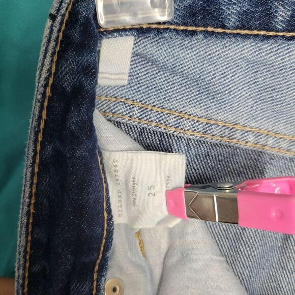 Guilded Intent Brand 90's Straight Style Size 25 - Picture 5 of 8